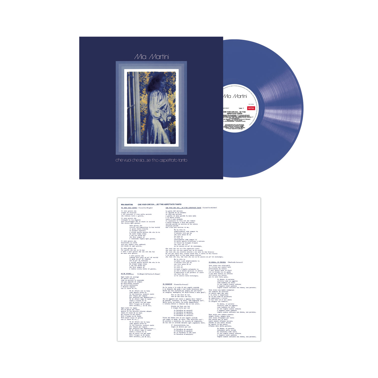 MARTINI MIA – CHE VUOI CHE SIA… SE T'HO ASPETTATO TANTO (VINILE BLU)