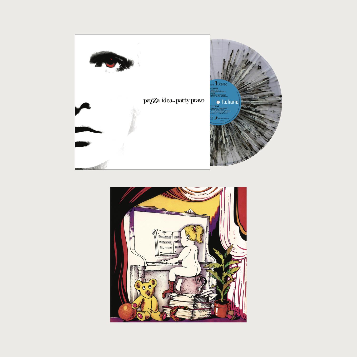 PRAVO PATTY – PAZZA IDEA - SPLATTER BLACK AND WHITE VINYL EDITION