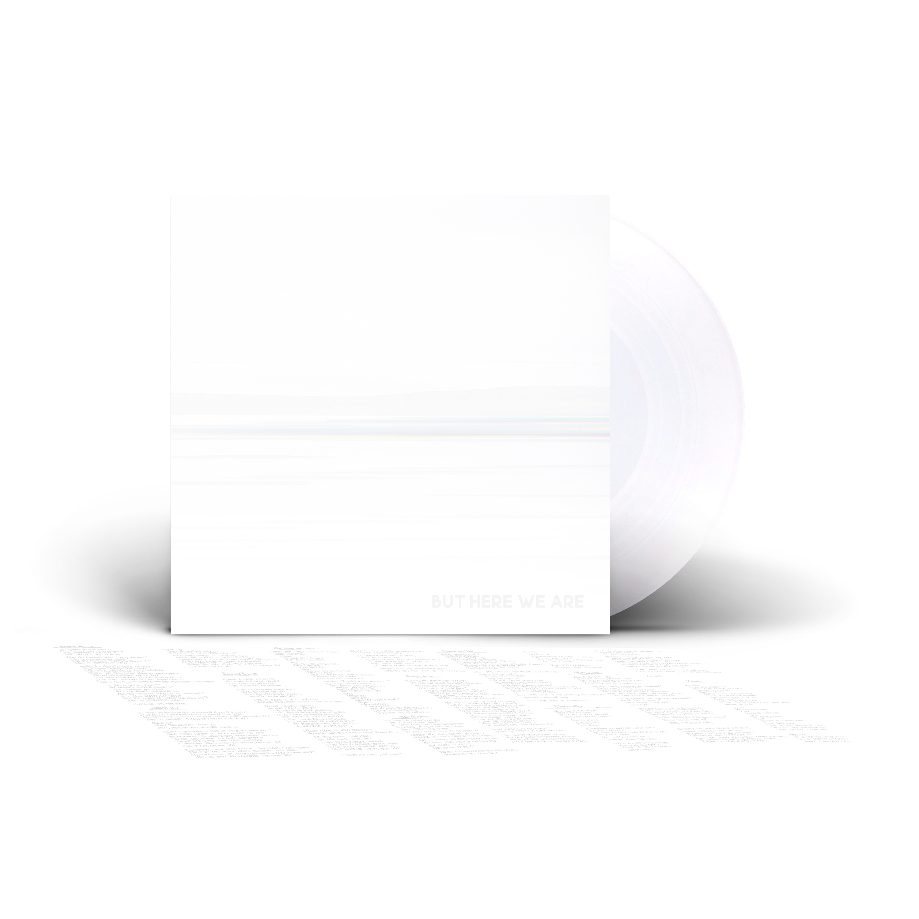 FOO FIGHTERS – BUT HERE WE ARE - WHITE VINYL SOFT-PAK + FOLDED POSTER INSERT LTD.ED.