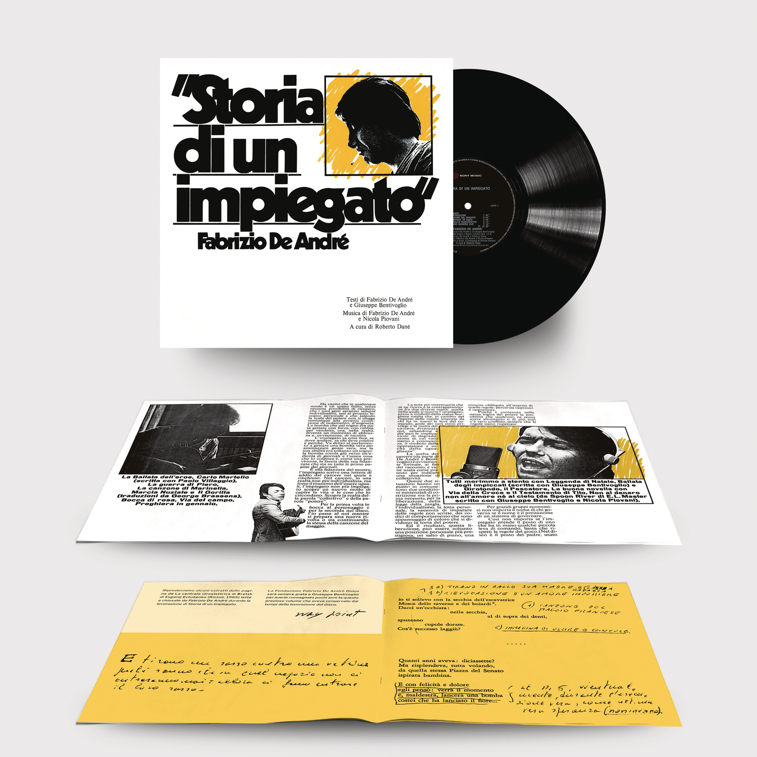 DE ANDRÉ FABRIZIO – STORIA DI UN IMPIEGATO (LP NERO 180 GR.