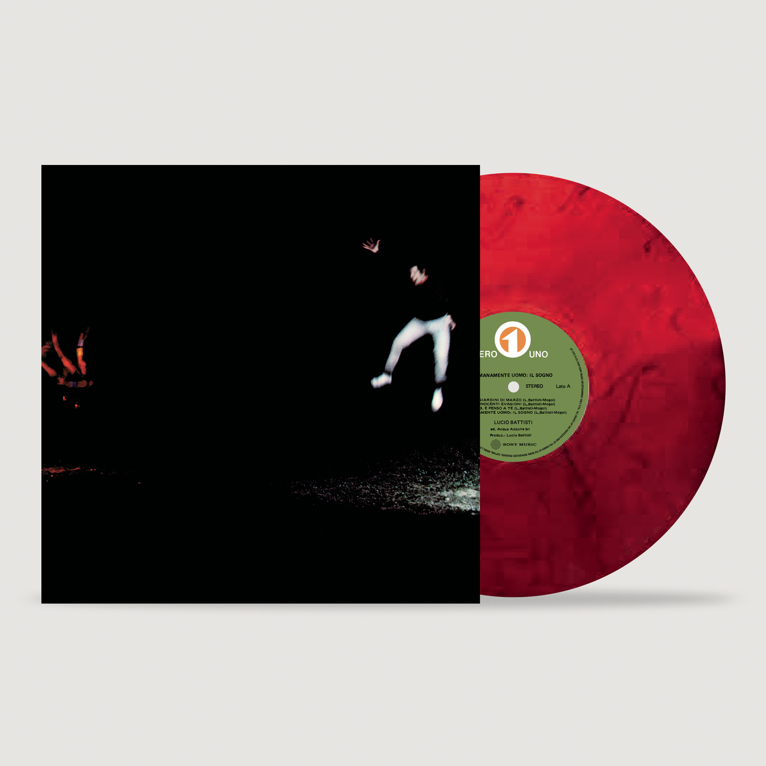 BATTISTI LUCIO – UMANAMENTE UOMO: IL SOGNO - LP 180 GR. RED WITH BLACK STREAKS LTD. ED.
