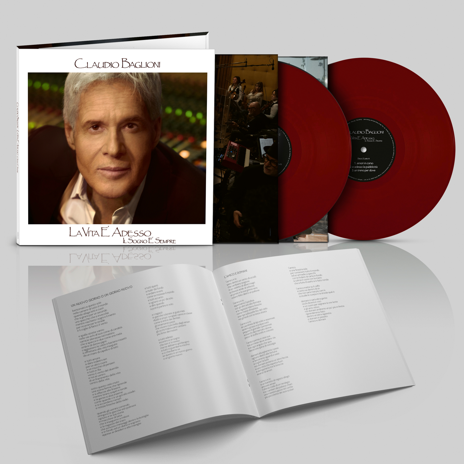 Baglioni Claudio – La Vita E' Adesso-il Sogno E' Sempre - 2lp Oxblood Ltd. Ed.