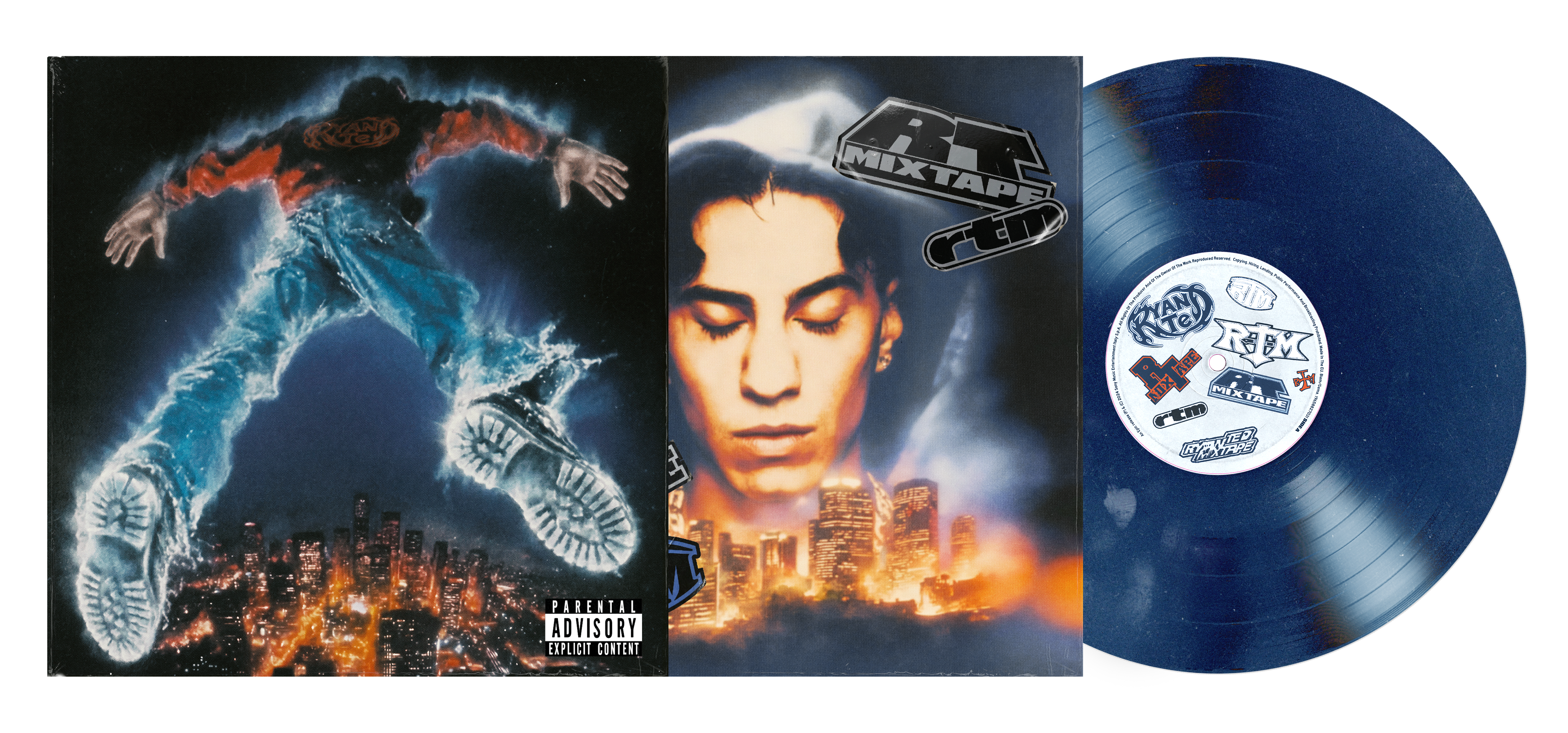 Tedua - Ryan Ted - Transparent Blue Vinyl