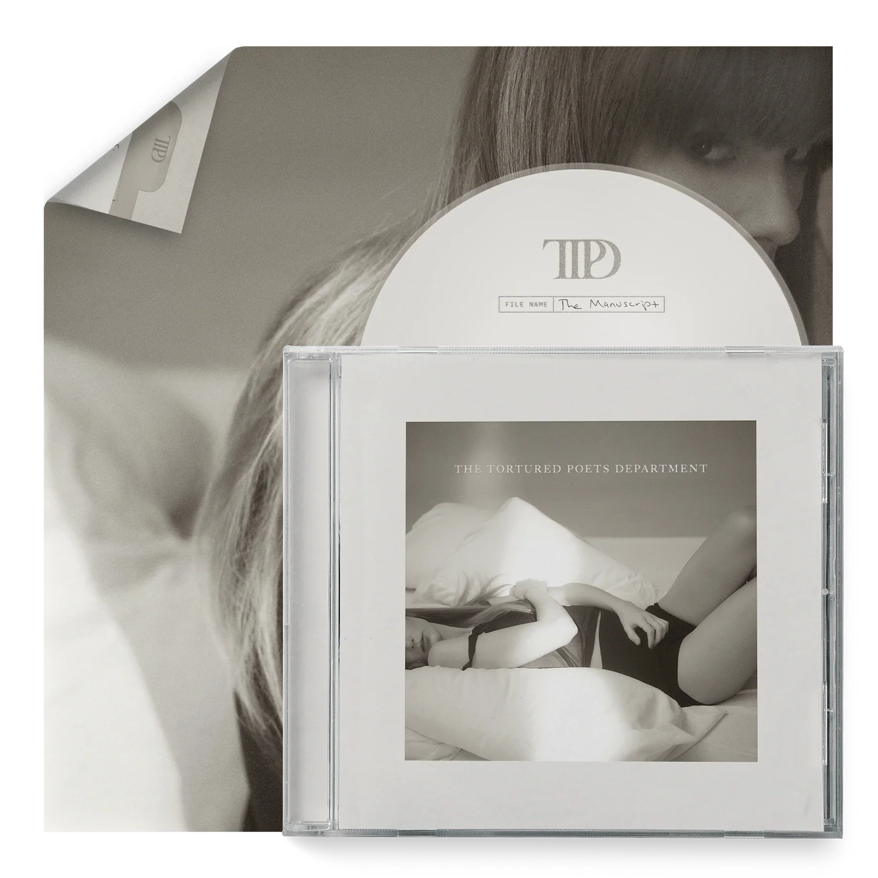 SWIFT TAYLOR – THE TORTURED POETS DEPARTMENT (CD + BONUS TRACK “THE MANUSCRIPT”)