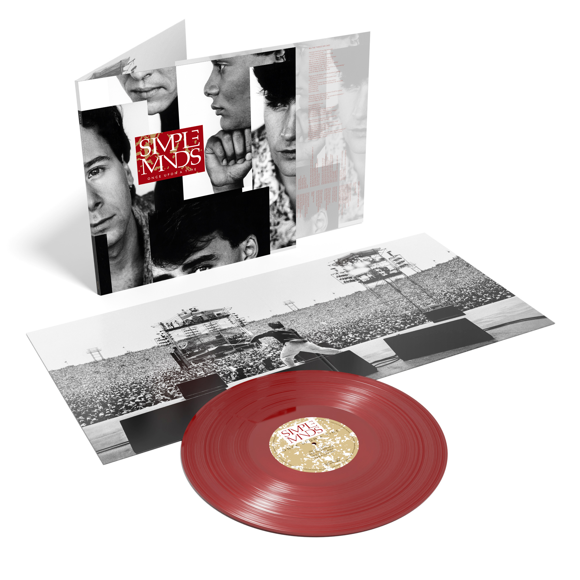 Simple Minds – Once Upon A Time - Dark Red Vinyl / Gatefold Sleeve Deluxe Ltd. Ed.