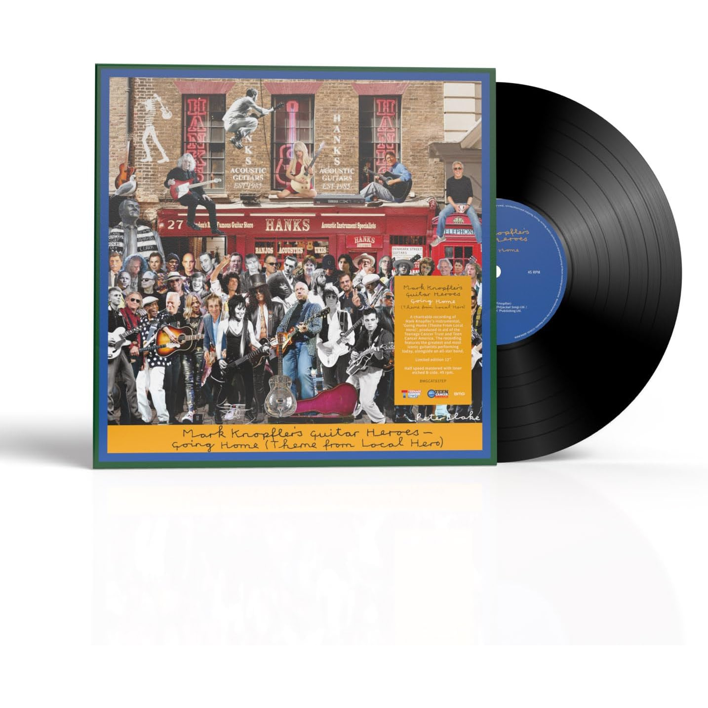 MARK KNOPFLER’S GUITAR HEROES – GOING HOME (THEME FROM LOCAL HERO) - 12'' ONE SIDE / LASER ETCHED B SIDE