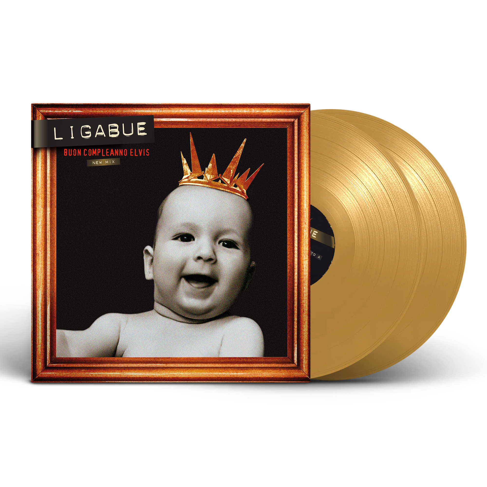 Ligabue – Buon Compleanno Elvis (New Mix) 2 Vinili Oro Ltd. Ed.