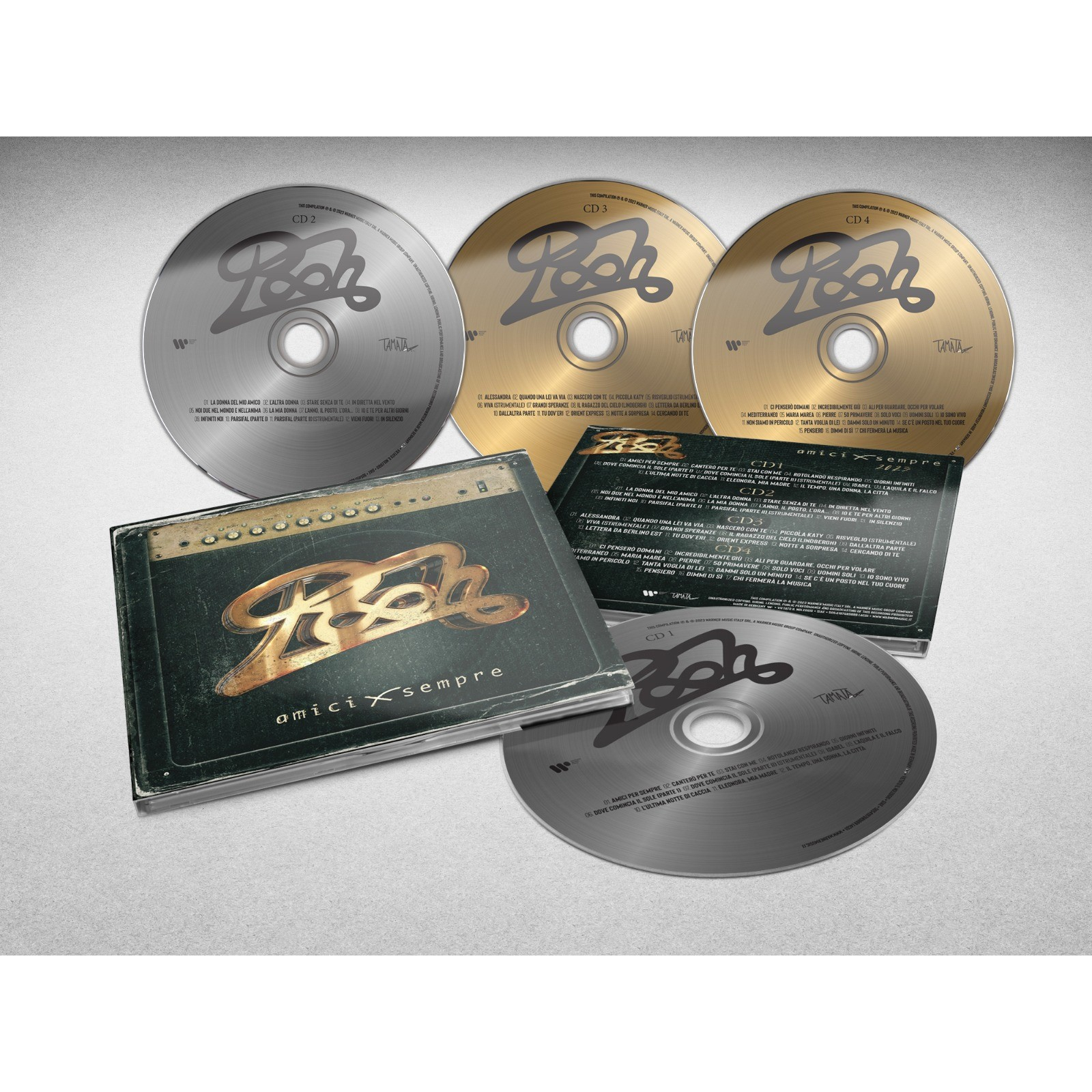 POOH – AMICIXSEMPRE - 4CD BOXSET